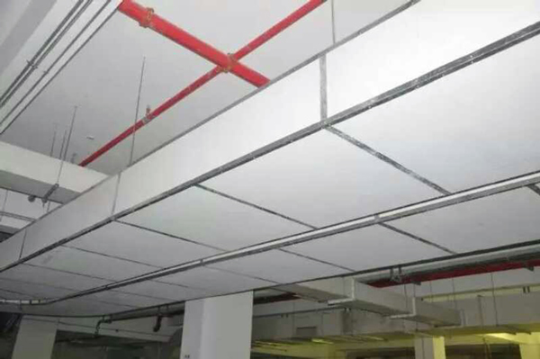 Air duct fire board