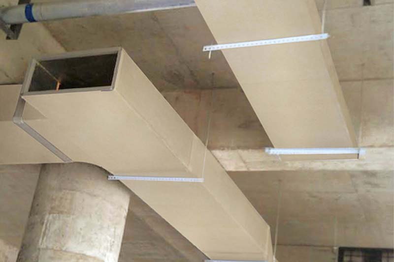 	Air duct fire protection case