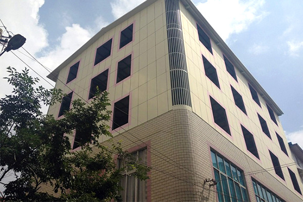 Fiber cement exterior wall hanging board