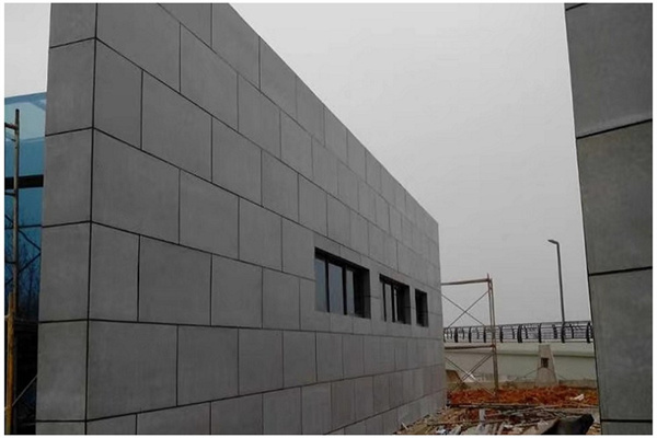 Clear faced concrete board